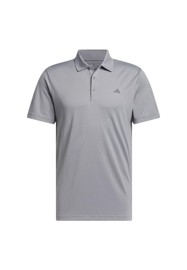 Adidas - Koszulka Adi Performance Polo. Typ kołnierza: polo. Kolor: szary. Materiał: materiał. Styl: sportowy