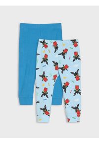 Sinsay - Legginsy 2 pack Bing - niebieski. Kolor: niebieski