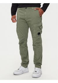 C.P. Company Spodnie materiałowe 16CMPA063A005694G Zielony Slim Fit. Kolor: zielony. Materiał: bawełna #1