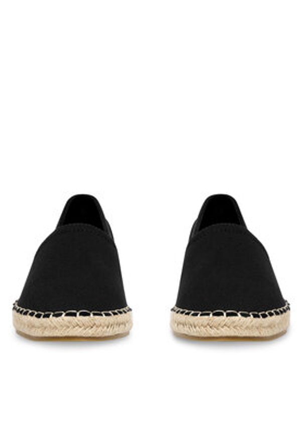 Jenny - JENNY Espadryle WSS990-216 Czarny. Kolor: czarny. Materiał: materiał