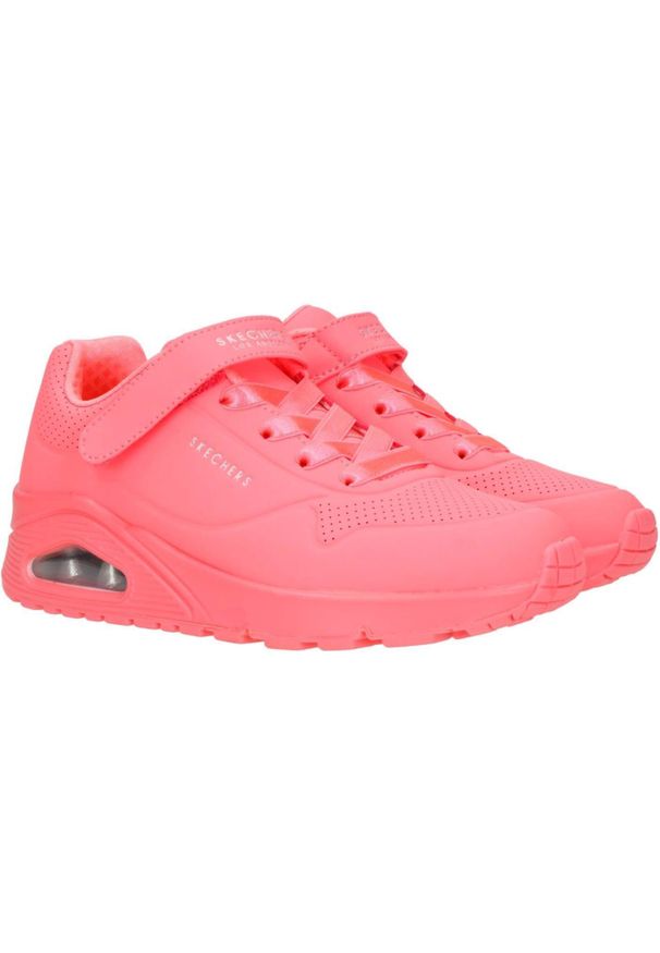 skechers - Buty dla dziewczynki sneakers Skechers. Kolor: pomarańczowy