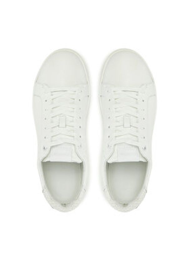 Calvin Klein Sneakersy HM0HM01767 Biały. Kolor: biały. Materiał: skóra