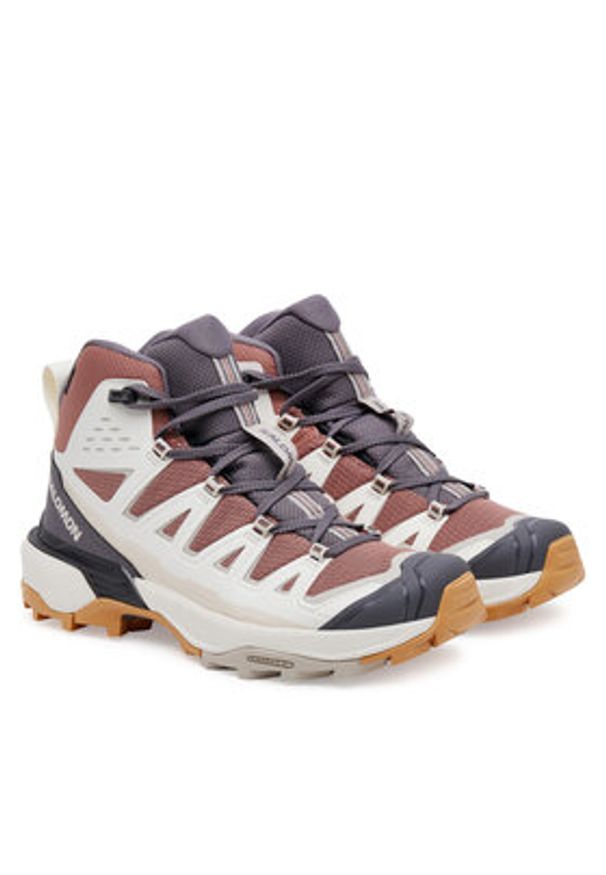 salomon - Salomon Trekkingi X Ultra 360 Edge Mid Gore-Tex L47816400 Różowy. Kolor: różowy. Materiał: materiał