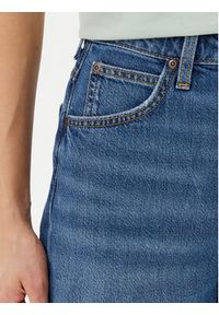 Lee Szorty jeansowe Stella 112364098 Granatowy Wide Leg. Kolor: niebieski. Materiał: bawełna #5