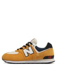 New Balance Sneakersy GC574CY1 Żółty. Kolor: żółty. Materiał: materiał. Model: New Balance 574 #2