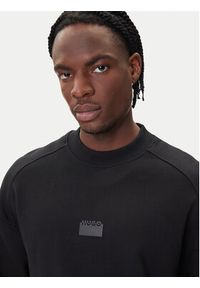 Hugo - HUGO Bluza Delastcrew 50546672 Czarny Relaxed Fit. Kolor: czarny. Materiał: bawełna