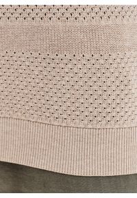 Pako Lorente - PAKO LORENTE – Beżowe polo swetrowe. Okazja: na co dzień. Typ kołnierza: polo. Kolor: beżowy. Materiał: bawełna. Styl: casual #7