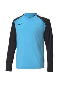 Bluza piłkarska chłopięca Puma Teampacer Gk. Kolor: niebieski, wielokolorowy, czarny. Sport: piłka nożna #1