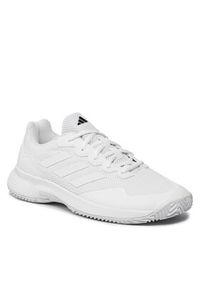 Adidas - adidas Buty do tenisa Gamecourt 2.0 Tennis Shoes IG9568 Biały. Kolor: biały. Materiał: materiał. Sport: tenis #6