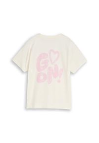 bonprix - Koszulka oversize marki Tom Tailor. Okazja: na co dzień. Kolor: biały. Styl: casual #1