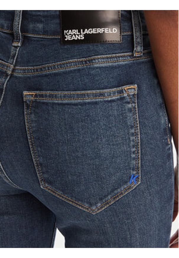 Karl Lagerfeld Jeans Jeansy B1W10033 Granatowy Skinny Fit. Kolor: niebieski