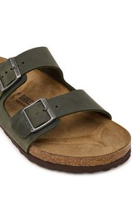 Birkenstock Klapki Arizona 1032783 Zielony ciemny. Kolor: zielony. Materiał: skóra #2