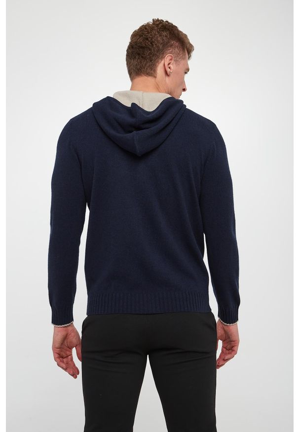 Liu Jo - Sweter męski wełniany LIU JO. Materiał: wełna