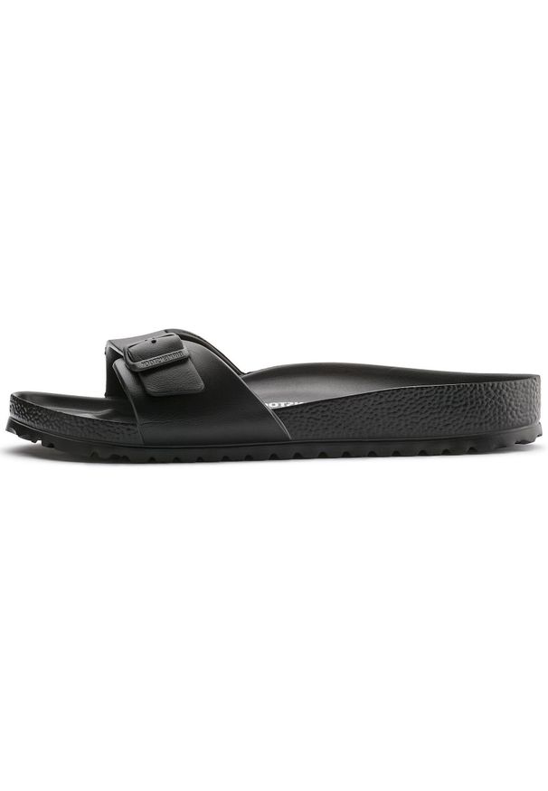 Klapki damskie Birkenstock Eva Madrid Black Eva. Zapięcie: bez zapięcia. Kolor: czarny, wielokolorowy. Materiał: syntetyk, materiał. Sport: turystyka piesza