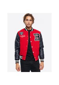 Kurtka puchowa Benlee Newark. Kolor: czerwony, niebieski, wielokolorowy. Materiał: puch. Sport: turystyka piesza #1