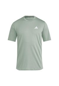 Adidas - Train Essentials Feelready Training Tee. Kolor: biały, zielony, wielokolorowy. Materiał: materiał