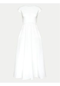 Deha Sukienka letnia D02227 Biały Regular Fit. Kolor: biały. Materiał: bawełna. Sezon: lato #1