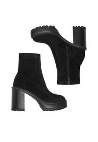 Nine West Botki CEO-MAJ-01 Czarny. Kolor: czarny. Materiał: materiał #6