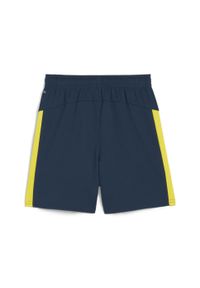 Puma - Młodzieżowe szorty treningowe Neymar JR „BNA” PUMA Marine Blue Pelé Yellow. Kolor: żółty, niebieski, wielokolorowy