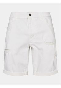 Redefined Rebel Szorty jeansowe RRStockholm 226131 Biały Slim Fit. Kolor: biały. Materiał: bawełna