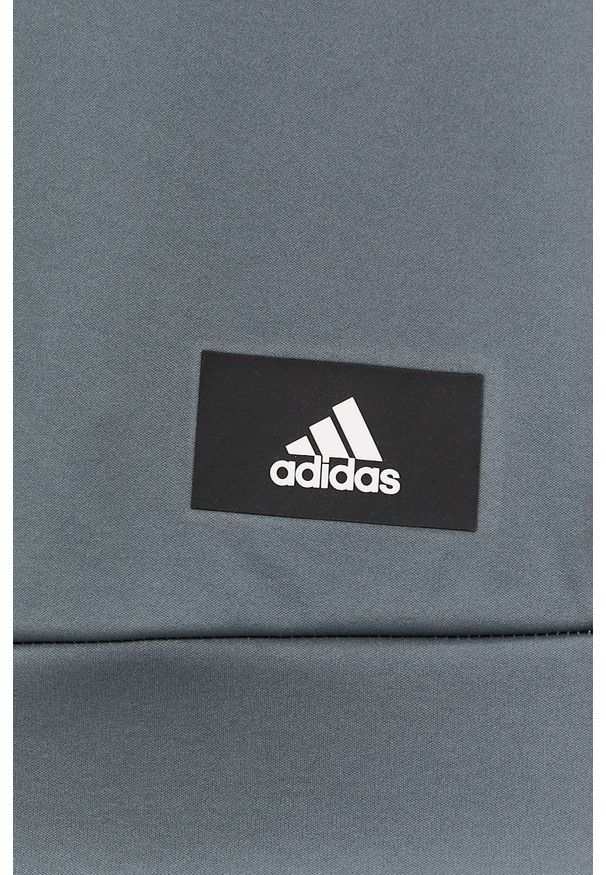 Adidas - adidas - Bluza. Okazja: na co dzień. Kolor: szary. Materiał: dzianina. Wzór: gładki. Styl: casual