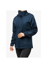 Kurtka przeciwdeszczowa damska Vaude Escape Light Jacket. Kolor: niebieski. Sport: turystyka piesza