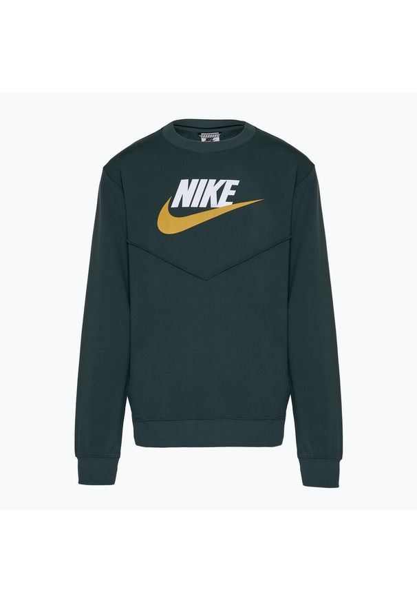 Dres dziecięcy Nike Sportswear. Kolor: zielony. Materiał: dresówka