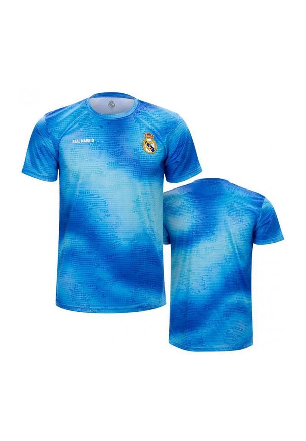 FC Barcelona - Królewsko niebieska koszulka treningowa Realu Madryt - XL. Kolor: szary, niebieski, wielokolorowy. Sport: piłka nożna