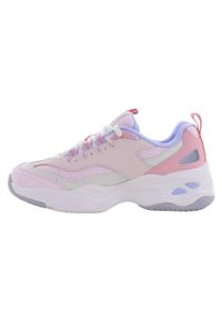 skechers - Buty na co dzień damskie SKECHERS DLITES 4.0 FRESH eko skóra. Okazja: na co dzień. Kolor: wielokolorowy. Materiał: skóra