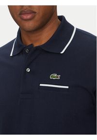 Lacoste Polo PH9838 Granatowy Classic Fit. Typ kołnierza: polo. Kolor: niebieski. Materiał: bawełna