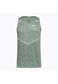 Tank top do biegania męski Nike Dri-Fit Rise 365. Kolor: zielony. Technologia: Dri-Fit (Nike)