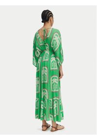LOLA CASADEMUNT Sukienka letnia LS2616049 Zielony jasny Relaxed Fit. Kolor: zielony. Materiał: wiskoza. Sezon: lato #5
