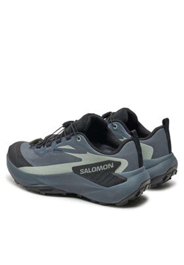 salomon - Salomon Buty do biegania Genesis Gore-Tex L47589000 Szary. Kolor: szary. Materiał: materiał. Technologia: Gore-Tex