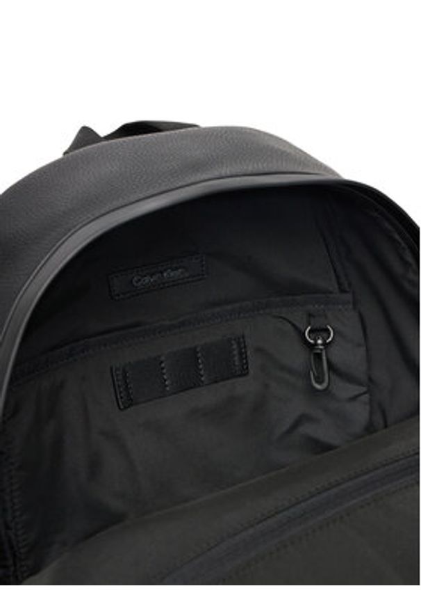 Calvin Klein Plecak Ck Must Round Bp K50K513049 Czarny. Kolor: czarny. Materiał: skóra