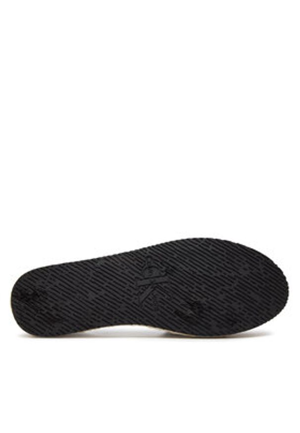 Calvin Klein Jeans Espadryle Ankle Espadrille Btw YW0YW01027 Czarny. Kolor: czarny. Materiał: materiał