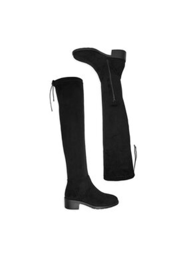 Jenny - JENNY Kozaki CEO-WS6500-01 Czarny. Kolor: czarny. Materiał: materiał