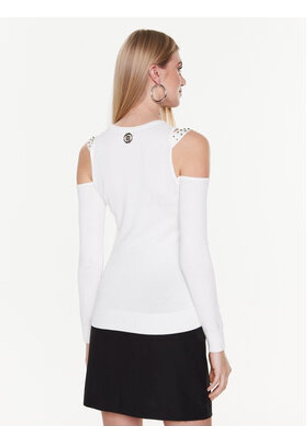 Liu Jo Sport Bluzka TA3056 MS49I Biały Slim Fit. Kolor: biały. Materiał: wiskoza. Styl: sportowy