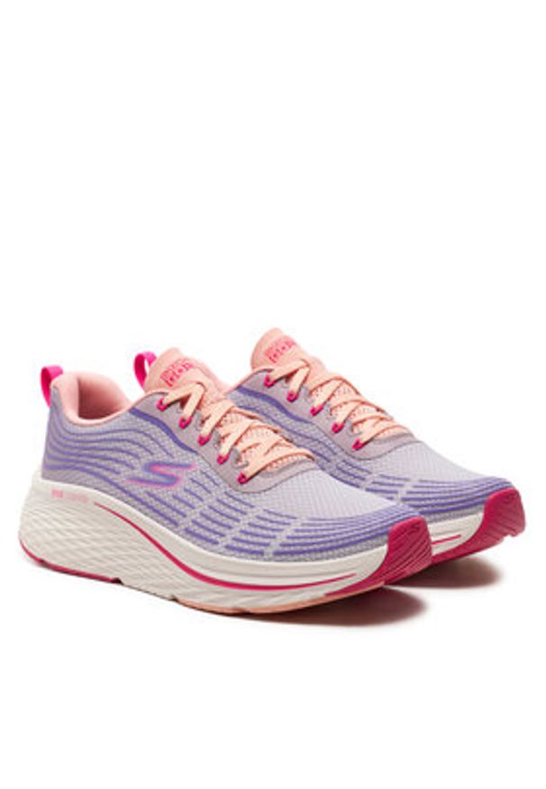 skechers - Skechers Sneakersy 129625 LVPK Fioletowy. Kolor: fioletowy. Materiał: materiał