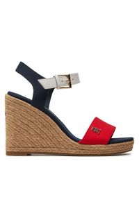 TOMMY HILFIGER - Espadryle Tommy Hilfiger. Kolor: niebieski