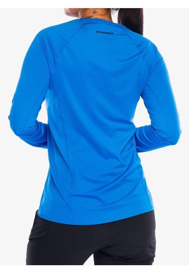 Bluza damska bez kaptura Mammut Selun FL Longsleeve Logo. Typ kołnierza: bez kaptura. Kolor: niebieski. Długość rękawa: długi rękaw