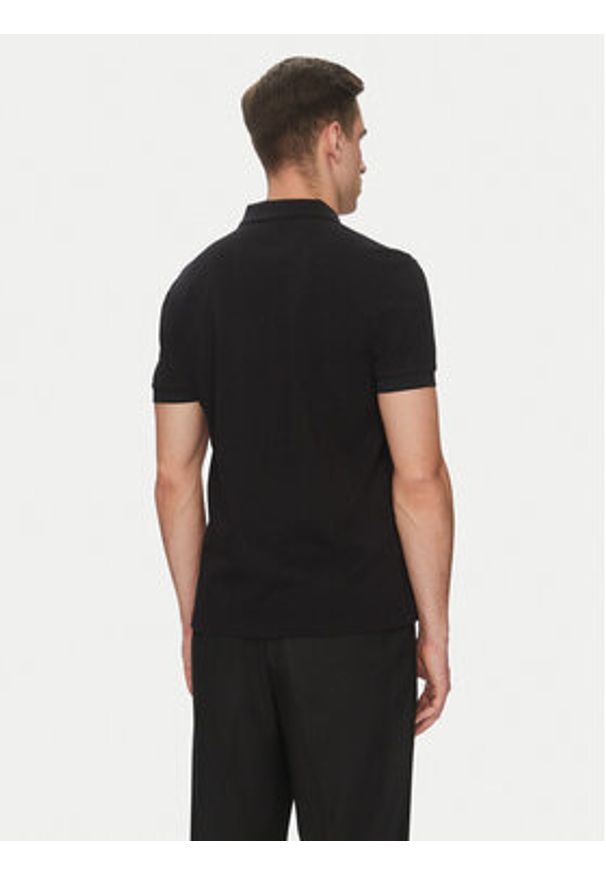 BOSS Polo Paddy 50469055 Czarny Regular Fit. Typ kołnierza: polo. Kolor: czarny. Materiał: bawełna