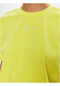 Karl Kani T-Shirt Small Signature Essential 6137877 Żółty Boxy Fit. Kolor: żółty. Materiał: bawełna
