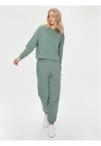 Puma Dres Loungewear 676089 Zielony Relaxed Fit. Kolor: zielony. Materiał: bawełna, dresówka #1