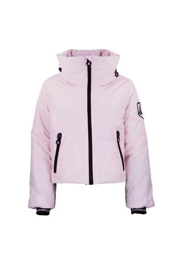 PEAK MOUNTAIN - Kurtka damska Peak Mountain Ally. Kolor: różowy. Sezon: zima. Sport: narciarstwo