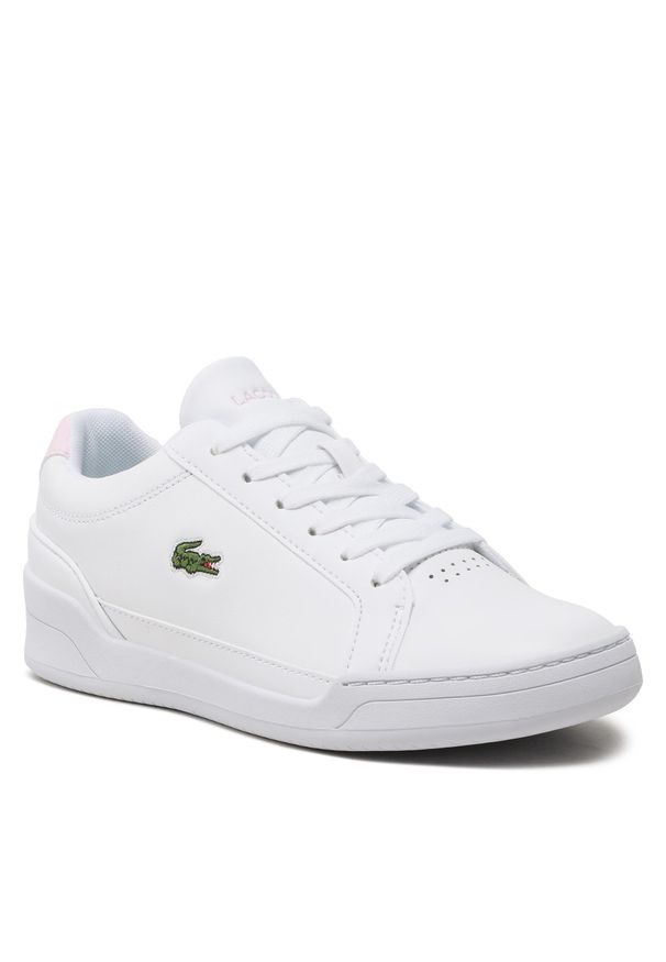 Sneakersy Lacoste Challange 0722 1 SFA 7-43SFA0020 Wht/Lt Pnk. Kolor: biały. Materiał: skóra