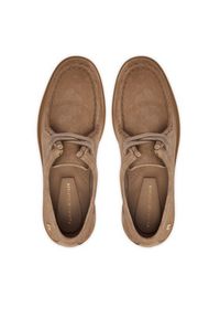 TOMMY HILFIGER - Tommy Hilfiger Półbuty Lightweight Suede Apron Toe FW0FW09262 Beżowy. Kolor: beżowy. Materiał: skóra, zamsz #6