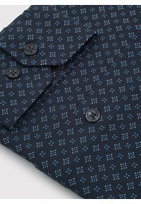 Pako Lorente - PAKO LORENTE – Koszula męska we wzór geometryczny. Materiał: elastan, nylon. Długość rękawa: długi rękaw. Długość: długie. Wzór: geometria. Sezon: wiosna #6