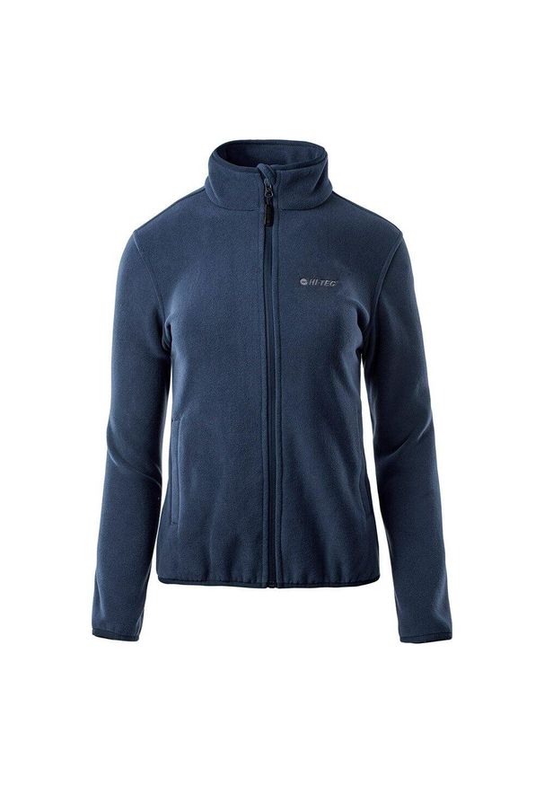 Hi-tec - Bluza Polarowa Damska Lady Zoe. Kolor: niebieski. Materiał: polar. Sezon: zima. Sport: turystyka piesza