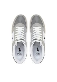 Polo Ralph Lauren Sneakersy Master CRT 809960988004 Szary. Kolor: szary. Materiał: skóra #4