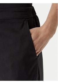 Max Mara Beachwear Spodnie materiałowe 2616131029650 Czarny Regular Fit. Kolor: czarny. Materiał: bawełna #4